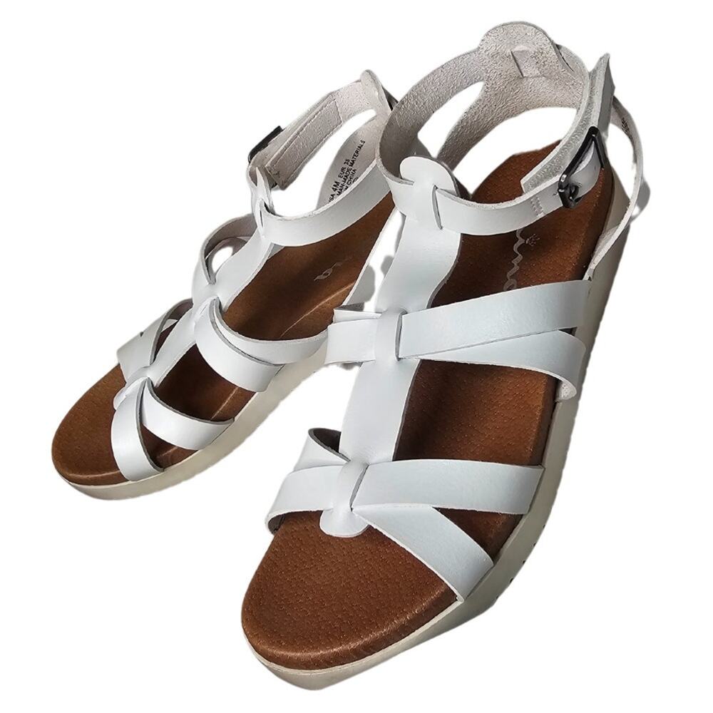Nina Shoes Alpha Little Girls Gladiator Sandals Size 4 White Strappy Cushion - Picture 9 of 11